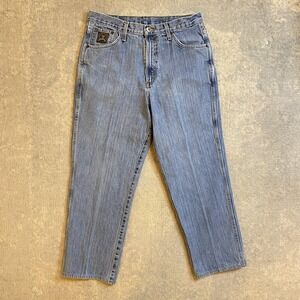 Cinch Jeans Mens 34x29 Blue Medium Wash Straight Leg Denim Pants Western